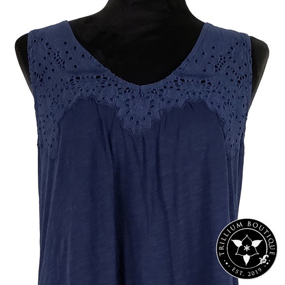 Lucky Brand Navy Women's Dress, NWT, M - Picture 3 of 6